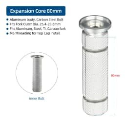 Bicycle Compression Plug Steerer Headset Expansion Bolts Insert Bowl Top Cap Mount 1 1/8" Expander Nuts Carbon Fork Anchor