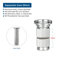 Bicycle Compression Plug Steerer Headset Expansion Bolts Insert Bowl Top Cap Mount 1 1/8" Expander Nuts Carbon Fork Anchor