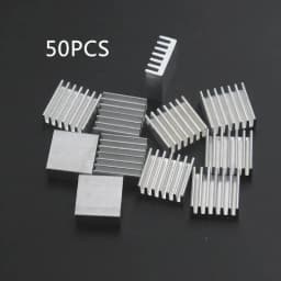 50pcs Extruded Aluminum Heatsink 14x14x6mm for Chip VGA RAM LED IC Electronic Radiator Cooler Cooling