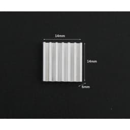 50pcs Extruded Aluminum Heatsink 14x14x6mm for Chip VGA RAM LED IC Electronic Radiator Cooler Cooling