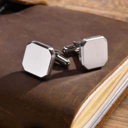 Personalized Man Cufflinks Stainless Steel Shirt Cuff Button Custom Wedding Father's Gifts Mens Cufflinks