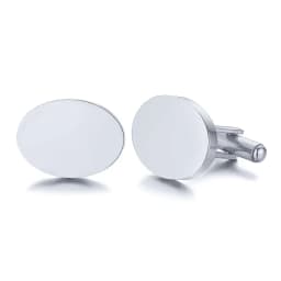 Personalized Man Cufflinks Stainless Steel Shirt Cuff Button Custom Wedding Father's Gifts Mens Cufflinks