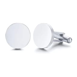 Personalized Man Cufflinks Stainless Steel Shirt Cuff Button Custom Wedding Father's Gifts Mens Cufflinks