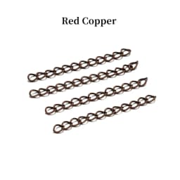 50-100pcs/lot 50mm 70mm Necklace Extension Chain Bulk Bracelet Extended Chains Tail Extender For DIY Jewelry Making Findings