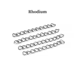50-100pcs/lot 50mm 70mm Necklace Extension Chain Bulk Bracelet Extended Chains Tail Extender For DIY Jewelry Making Findings