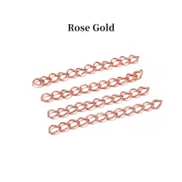 50-100pcs/lot 50mm 70mm Necklace Extension Chain Bulk Bracelet Extended Chains Tail Extender For DIY Jewelry Making Findings
