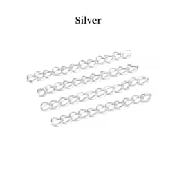 50-100pcs/lot 50mm 70mm Necklace Extension Chain Bulk Bracelet Extended Chains Tail Extender For DIY Jewelry Making Findings