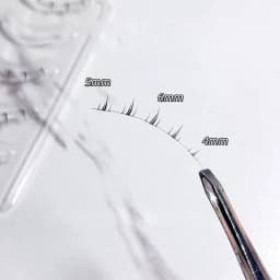 ICYCHEER 5 Pairs Lady Girl Handmade Natural Lower Under Bottom False Eyelashes Makeup Tools Short Eyelash Extension