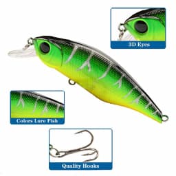 1Pcs Floating Minnow Fishing Lure Wobbler 9cm 11.3g Crankbait Artificial Japan Hard Bait Swimbait Trout Bass Carp Fishing Tackle