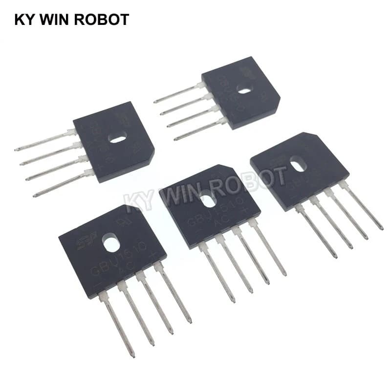 5PCS 15A 1000V DIP-4 Diode Bridge Rectifier GBU1510
