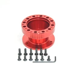 Universal Steering Wheel Hub Spacer 13MM 51MM 76MM 101MM 128MM Steering Wheel Hub Boss Kit Adapter Spacer Black