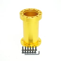Universal Steering Wheel Hub Spacer 13MM 51MM 76MM 101MM 128MM Steering Wheel Hub Boss Kit Adapter Spacer Black