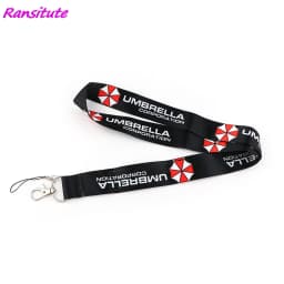 Ransitute R1956 Umbrella Sign Lanyard Credit Card ID Holder Badge Student Women Travel Bank Bus Business Card Cover Badge