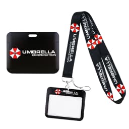 Ransitute R1956 Umbrella Sign Lanyard Credit Card ID Holder Badge Student Women Travel Bank Bus Business Card Cover Badge