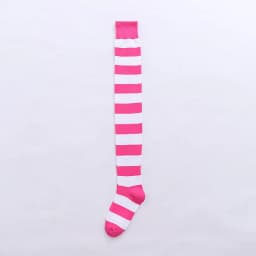 Women Girls Over Knee Long Stripe Thigh High Striped Cotton Socks 22 Colors Sweet Cute Plus Size Overknee Socks