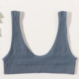 Women Push-Up Bra Small Cup Non-wire Bralette U-Neck Ribbed No-Pad Underwear Multiple Colors Crop Top Ladies Sexy Lingerie M-XL
