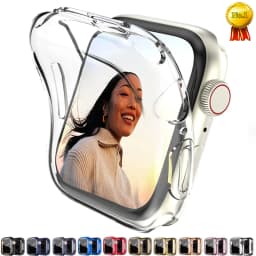 Silicone Case for Apple Watch Case 44mm 40mm 49mm 46mm 45mm 38 42mm Transparent Protective TPU iWatch Series Ultra 10 9 8 7 SE 6
