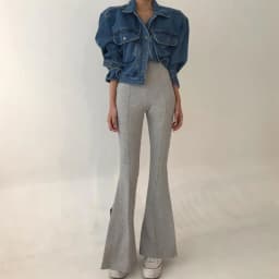 Coats Jackets Women Top 2022 Sexy Puff Long Sleeve Y2k Clothes Cropped Jacket Streetwear Women's Denim Shirt