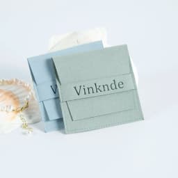 100pcs Custom Logo Name Size Microfiber Gift Bags 8X8cm Jewelry Organizer Earrings Pouch Wedding Favor Candy Bag Small Business