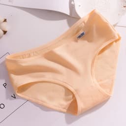 Candy Color Panties Women's Comfortable High Quality Cotton Women's Underwear Mid Waist Ureathable Women's Large Size Briefs