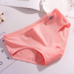 Candy Color Panties Women's Comfortable High Quality Cotton Women's Underwear Mid Waist Ureathable Women's Large Size Briefs