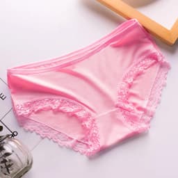 Candy Color Panties Women's Comfortable High Quality Cotton Women's Underwear Mid Waist Ureathable Women's Large Size Briefs