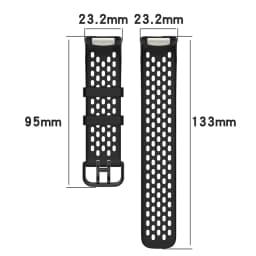 Breathable Rubber Strap For Fitbit Charge 5 Correa Sport Replacement Silicone Wristband For Fitbit Charge6 Watch Bracelet