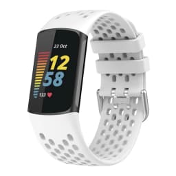 Breathable Rubber Strap For Fitbit Charge 5 Correa Sport Replacement Silicone Wristband For Fitbit Charge6 Watch Bracelet