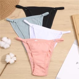 Cotton Panties Women Underwear Comfortable Female Underpants Low Waist Women's Cotton Briefs Panty Lingerie M-2XL