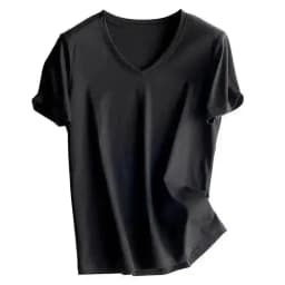 Summer 6% Mulberry Silk Cotton T-shirts Women Loose Round Neck Short Sleeve Luxury Tee Solid Color Basic Tops