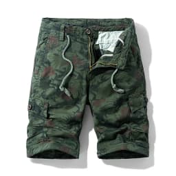 2026 Summer New Camouflage Tactical Cargo Shorts Men Khaki Jogger Military Cargo Shorts Men Cotton Casual Loose Men Shorts