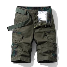 2026 Summer New Camouflage Tactical Cargo Shorts Men Khaki Jogger Military Cargo Shorts Men Cotton Casual Loose Men Shorts