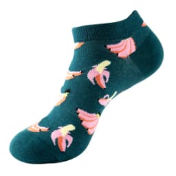 Spring and summer thin men and women shallow mouth cotton socks fruit animal trend comfortable breathable boat socks