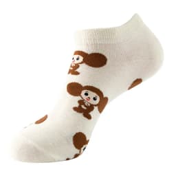 Spring and summer thin men and women shallow mouth cotton socks fruit animal trend comfortable breathable boat socks