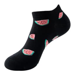 Spring and summer thin men and women shallow mouth cotton socks fruit animal trend comfortable breathable boat socks
