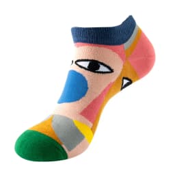 Spring and summer thin men and women shallow mouth cotton socks fruit animal trend comfortable breathable boat socks