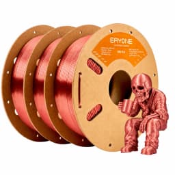 ERYONE 3KG Silk PLA Filament 1.75mm No Bubble Vacuum Biodegradable Fast Shipping Overseas Warehouse 1KG(2.2LBS)/spool