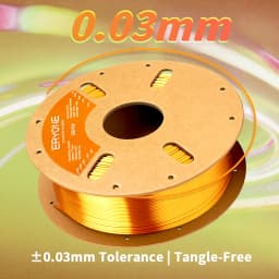 ERYONE 3KG Silk PLA Filament 1.75mm No Bubble Vacuum Biodegradable Fast Shipping Overseas Warehouse 1KG(2.2LBS)/spool