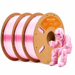 ERYONE 3KG Silk PLA Filament 1.75mm No Bubble Vacuum Biodegradable Fast Shipping Overseas Warehouse 1KG(2.2LBS)/spool