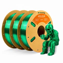 ERYONE 3KG Silk PLA Filament 1.75mm No Bubble Vacuum Biodegradable Fast Shipping Overseas Warehouse 1KG(2.2LBS)/spool