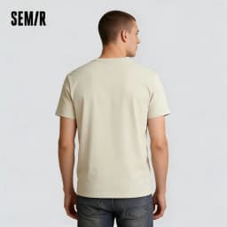 SEMIR T Shirt Men Fashion Casual Cotton T-shirts Men White Tee Shirts Short Sleeve Streetwear Summer Tops For Male