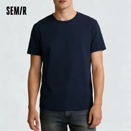 SEMIR T Shirt Men Fashion Casual Cotton T-shirts Men White Tee Shirts Short Sleeve Streetwear Summer Tops For Male