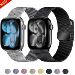 Milanese Loop Band for Apple watch Ultra/4 9 8 7 6 SE 45mm 49mm 44mm/41/40mm Metal Magnetic Strap iWatch 12 11 10 46mm 42mm Band