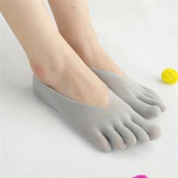 Socks women's Short Socks Ladies Invisible Lace White Socks With Fingers Female Transparent Sock Girls tt018 1pair=2pcs
