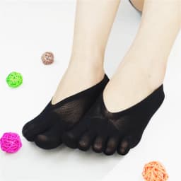 Socks women's Short Socks Ladies Invisible Lace White Socks With Fingers Female Transparent Sock Girls tt018 1pair=2pcs