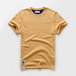 Men's T-Shirt Cotton Solid Color T Shirt Men Casual O-Neck Basic T-Shirt Male High Quality Classical Tops
