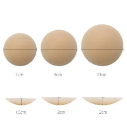 4 Pairs Adhesive Nipple Covers Pasties Silicone Breast Stickers Invisible Sticky Boobs Tape Stick on Bra for T-shirt No Show Bra