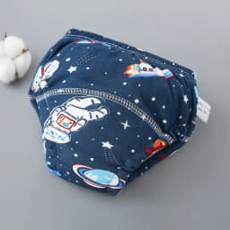 6 Layers Baby Elinfant 2 Size Diapers For Swimming Absorbent Ecological Diapers Reusable Training Panties Happy Flute Newborn