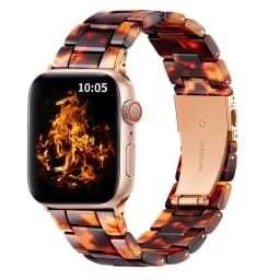 Resin Strap for Apple Watch Band 44mm 40mm 45mm 49mm 38mm 42mm 41mm Fashion Wrist Band for IWatch Series 8 7 6 5 4 3 2 1 Ultra