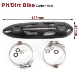 Motorcycle Exhaust Carbon Fiber Protector Heat Shield Guard Anti-scalding Cover For AR for Mivv for Yoshimura for Akrap for Leov